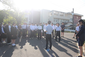 第１回防災避難訓練