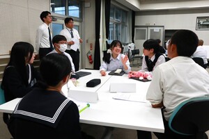 広島新庄高校との交流会