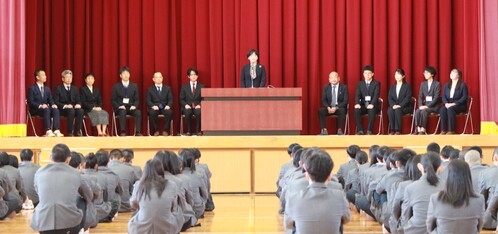 新任式・１学期始業式