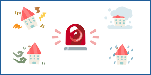 気象警報や地震発生時の対応について